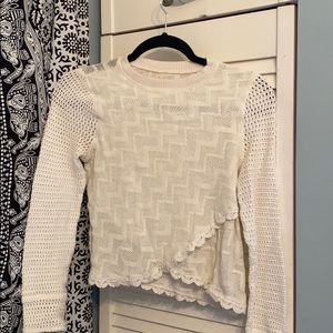 Long sleeve white shirt